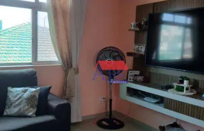 Apartamento com 2 dormitórios à venda, 65 m² por r$ 255.000,00 - catiapoã - são vicente/sp