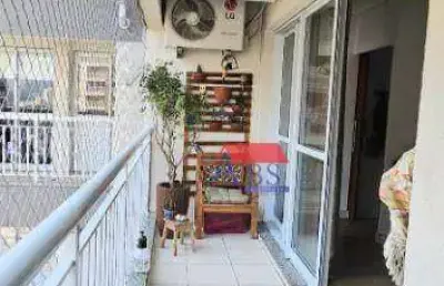 Apartamento com 1 dormitório à venda, 50 m² por r$ 380.000,00 - vila matias - santos/sp