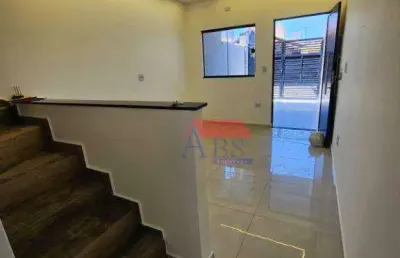 Sobrado com 3 dormitórios à venda, 98 m² por r$ 530.000,00 - balneário pires - praia grande/sp