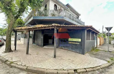 Loja de esquina para alugar, 171 m² por r$ 3.000/mês - jardim são francisco - cubatão/sp
