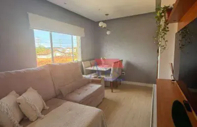 Apartamento com 2 dormitórios à venda, 56 m² por r$ 300.000,00 - jardim casqueiro - cubatão/sp