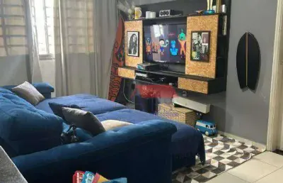 Apartamento com 1 dormitório à venda, 75 m² por r$ 159.000 - vila dos pescadores - cubatão/sp