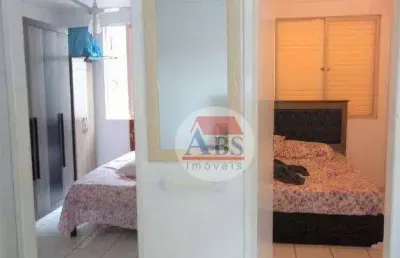 Apartamento com 2 dormitórios à venda, 50 m² por r$ 190.000,00 - vila paulista - cubatão/sp