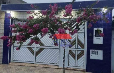 Casa com 2 dormitórios à venda, 95 m² por r$ 300.000,00 - samaritá - são vicente/sp