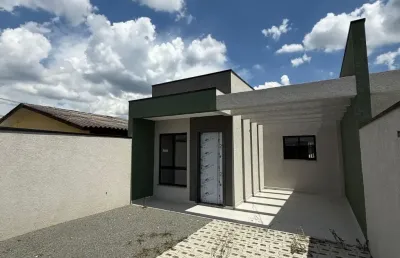 Belissima casa a venda contendo 03 dormitórios e edícula no jardim cruzeiro em são josé dos pinhais