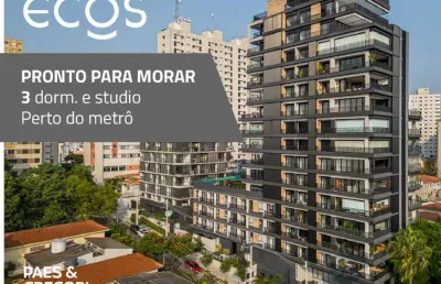 Apartamento à venda em são paulo, vila madalena, com 3 quartos, 127,33m²
