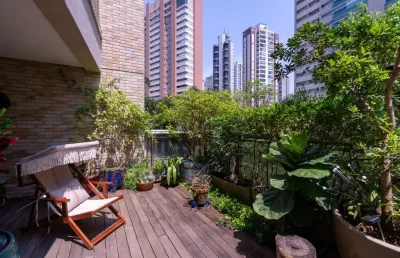 Apartamento garden para venda em vila suzana com 3 quartos, sendo 2 suítes, 250m²