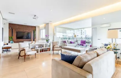 Apartamento garden para venda em vila gertrudes com 3 quartos, sendo 3 suítes, 205m²