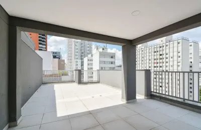 Apartamento garden para venda em pinheiros com 1 quarto, 80m²