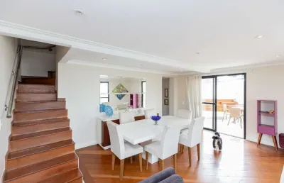 Cobertura para venda em santo amaro com 5 quartos, sendo 3 suítes, 202m²