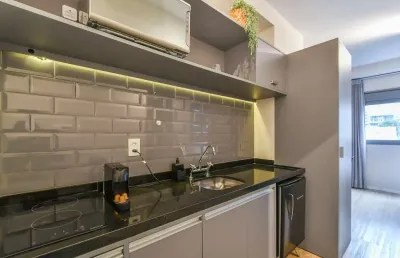 Flat para venda em pinheiros com 1 quarto, sendo 1 suíte, 27m²