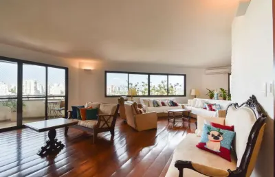 Apartamento tipo para venda em pacaembu com 4 quartos, sendo 4 suítes, 379m²