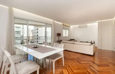 Apartamento tipo para venda em moema com 2 quartos, sendo 2 suítes, 126m²