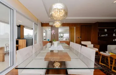 Apartamento tipo para venda em alto da boa vista com 3 quartos, sendo 3 suítes, 208m²