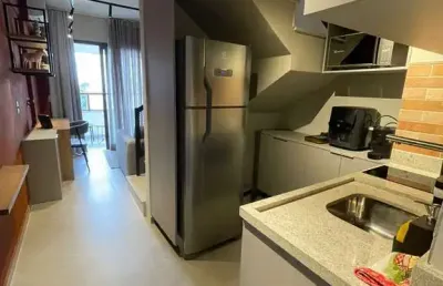 Duplex para venda em jardins com 1 quarto, sendo 1 suíte, 44m²