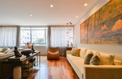 Apartamento tipo para venda e locação em jardim paulista com 3 quartos, sendo 2 suítes, 292m²