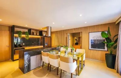 Apartamento garden para venda em city américa com 2 quartos, sendo 2 suítes, 154m²