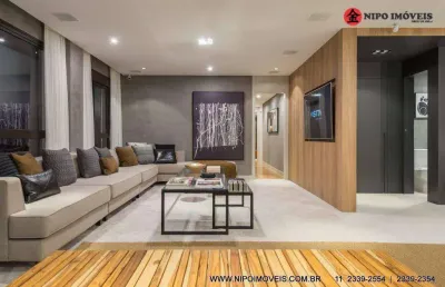 Apartamento com 4 dormitórios à venda, 218 m² por r$ 4.720.000,00 - alto da lapa - são paulo/sp