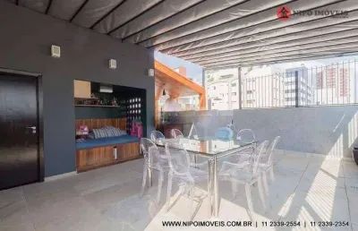 Cobertura com 4 dormitórios à venda, 240 m² por r$ 2.230.000,00 - perdizes - são paulo/sp