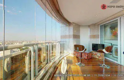 Apartamento à venda, 297 m² por r$ 4.800.000,00 - jardim anália franco - são paulo/sp