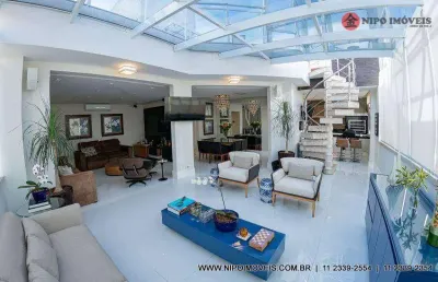 Cobertura com 4 dormitórios à venda, 370 m² por r$ 5.950.000,00 - moema - são paulo/sp