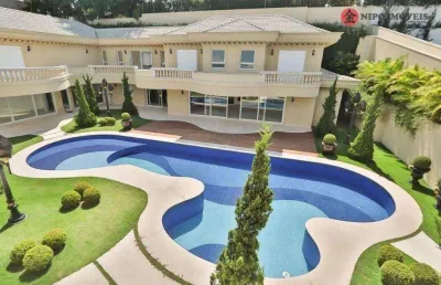 Casa com 10 dormitórios à venda, 2000 m² por r$ 35.000.000,00 - tamboré 3 - santana de parnaíba/sp
