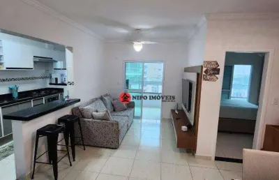 Apartamento com 2 dormitórios à venda, 95 m² por r$ 650.000,00 - vila caiçara - praia grande/sp