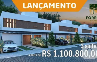 Lançamento - sobrado com 3 suítes - previsão 36 meses -venda, 147 m² por r$ 1.100.800 (40% na obra e 60% financiamento bancário)