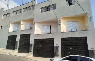 Casa sobrado 2 dormitórios com garagem coberta em barueri sp