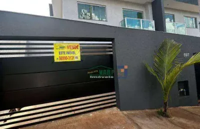 Casa com 3 dormitórios à venda, 100 m² por r$ 499.000,00 - villa real - sabará/mg