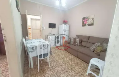 Apartamento com 1 dormitório à venda, 55 m² por r$ 220.000,00 - vila tupi - praia grande/sp