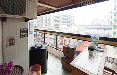 Apartamento com 3 dormitórios à venda, 120 m² por r$ 620.000,00 - tupi - praia grande/sp