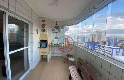 Apartamento com 3 dormitórios à venda, 140 m² por r$ 750.000,00 - aviação - praia grande/sp