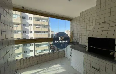 Apartamento de 3 dormitórios mobiliado em praia grande