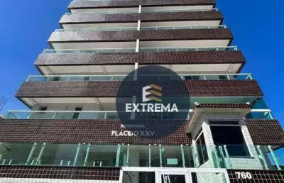 Apartamento com 2 dormitórios à venda, 67 m² por r$ 350.000 - cidade ocian - praia grande/sp