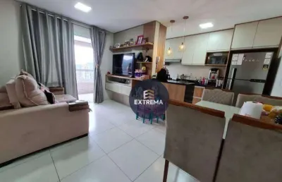 Apartamento com 2 dormitórios à venda, 65 m² por r$ 559.000,00 - canto do forte - praia grande/sp