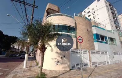 Casa com 3 dormitórios à venda, 264 m² por r$ 778.000 - tupi - praia grande/sp