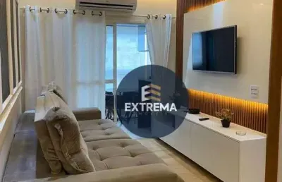 Apartamento com 2 dormitórios à venda, 86 m² por r$ 790.000 - aviação - praia grande/sp