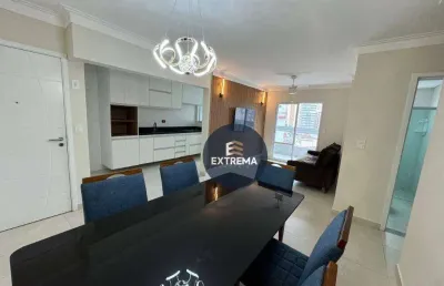 Apartamento com 2 dormitórios no centro do boqueirão, praia grande/sp.