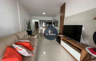 Apartamento com 3 dormitórios à venda, 127 m² por r$ 1.300.000 - canto do forte - praia grande/sp