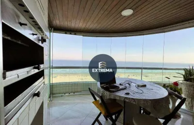 Apartamento de 3 dormitórios sendo 2 suítes a venda em praia grande, vista mar e3 mobiliado.