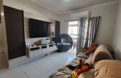Apartamento com 3 dormitórios à venda, 124 m² por r$ 1.100.000 - aviação - praia grande/sp