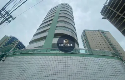 Apartamento de 2 dormitórios a venda em praia grande, vista mar e pé na areia