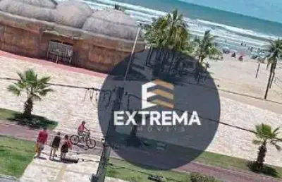 Apartamento  frente mar com 3 dormitórios sendo 1 suite à venda, por r$ 430.000 - vila tupi - praia grande/sp