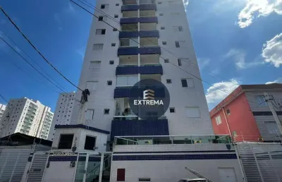 Apartamento com 2 dormitórios à venda, 55 m² por r$ 330.000,00 - vila assunção - praia grande/sp