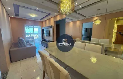 Apartamento de 2 dormitórios sendo 1 suite a venda em praia grande, 2 vagas privativas