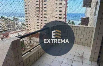 Apartamento de 2 dormitórios (1 suíte) com vista mar em praia grande – porteira fechada e elevador!'