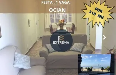 Apartamento com vista para o mar a apenas 50m da praia!