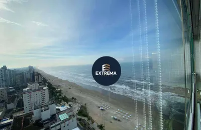 ??? apartamento 3 suítes à venda na praia grande | beira-mar com vista total | porteira fechada
