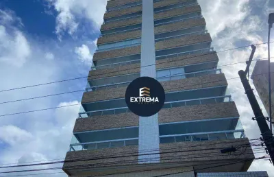 Apartamento 1 dormitório – pé na areia com vista mar e lazer completo | financiamento direto